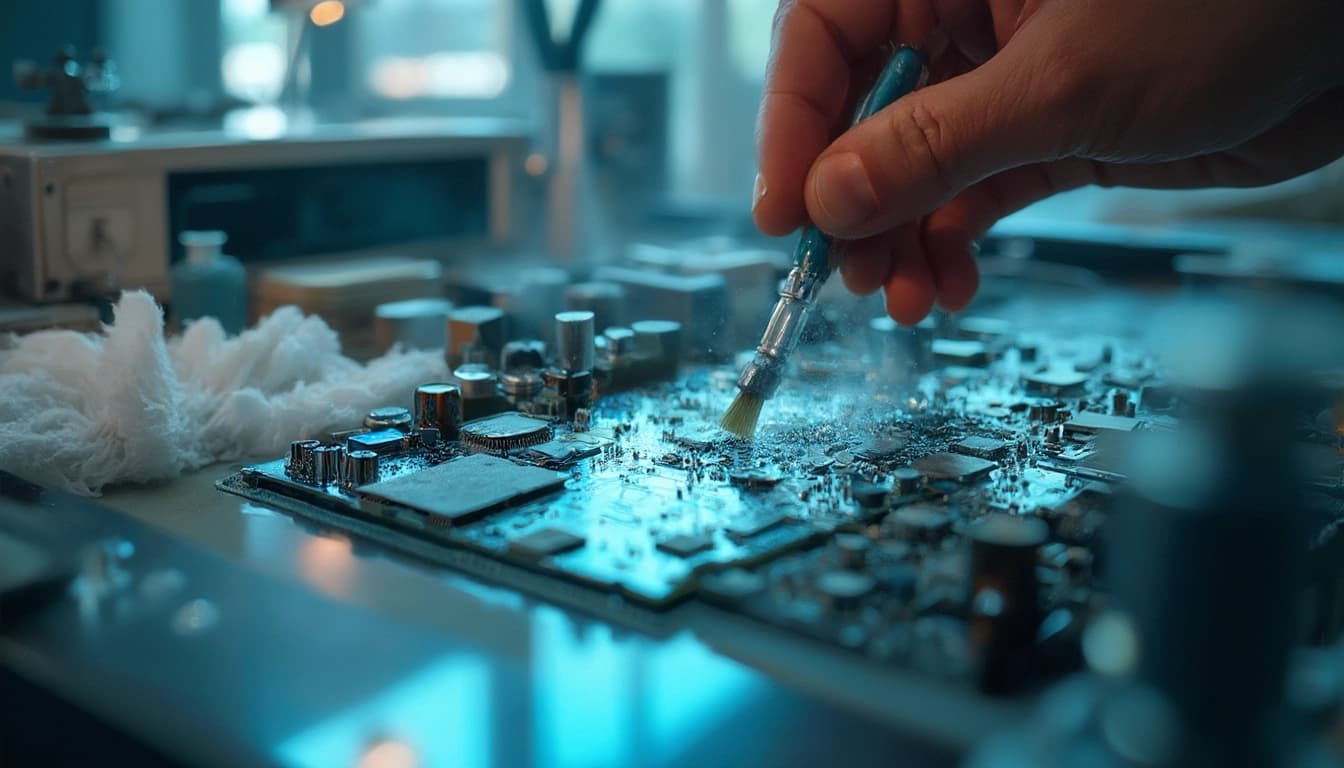 Elektronik Temizlemede İzopropil Alkol (IPA) Kullanımı