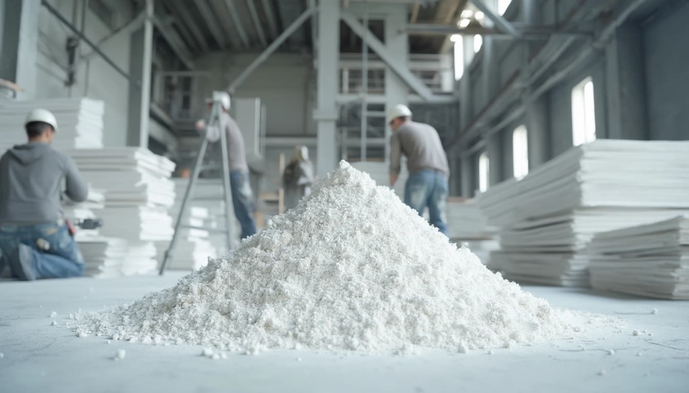 Kalsiyum Sülfatın İnşaatta Kullanımı: Alçıpan ve Alçı Sıva Üretiminde Temel Bileşen