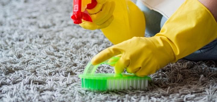 Halıdaki Pas Lekesi Temizliği